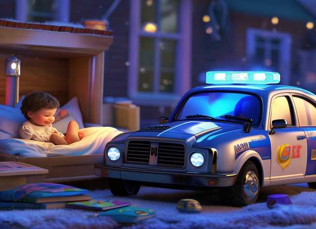 警车的故事儿童睡前故事，警车的故事 幼儿睡前