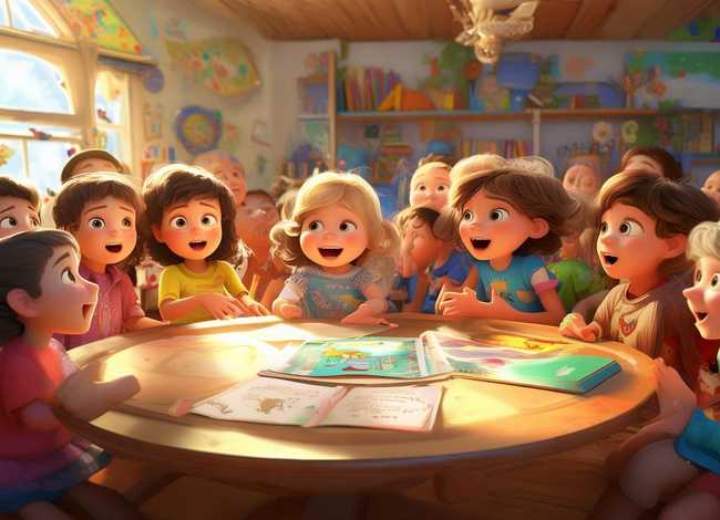 儿童故事会视频素材，少儿故事会视频