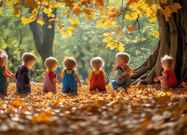 落叶课程故事、幼儿园课程故事落叶