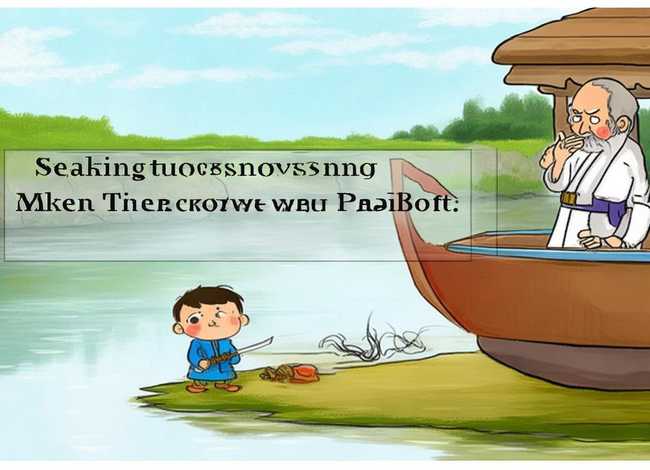 刻舟求剑儿童成语故事ppt；刻舟求剑成语故事教案