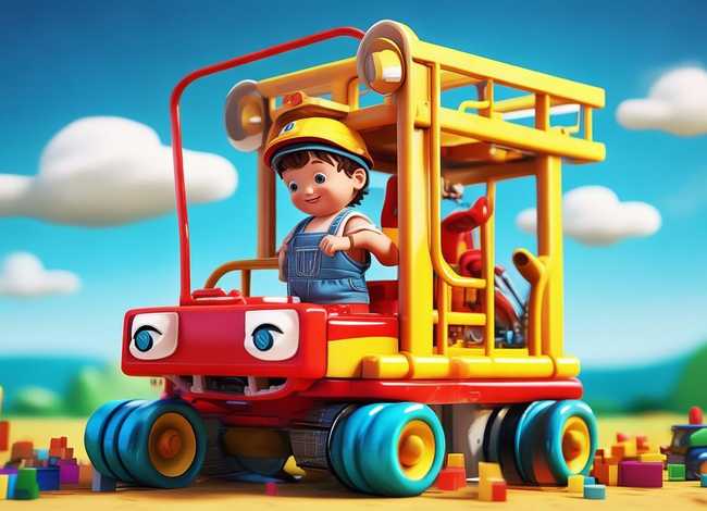 幼儿小吊车故事文字（幼儿小吊车故事文字图片）