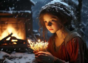 儿童睡前催眠故事卖火柴的小女孩；幼儿睡前故事卖火柴的小女孩