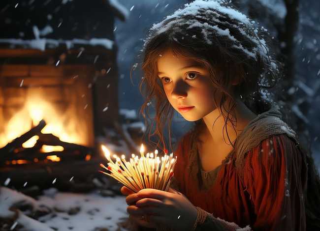 儿童睡前催眠故事卖火柴的小女孩；幼儿睡前故事卖火柴的小女孩