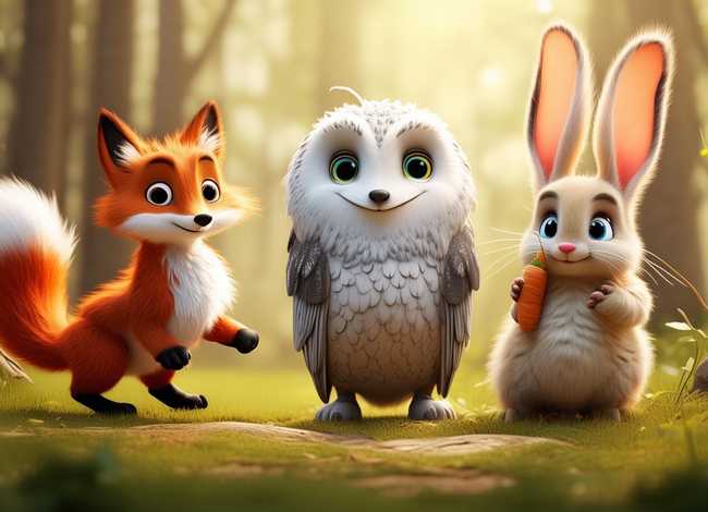 儿童故事3个动物角色（动物角色故事大全）