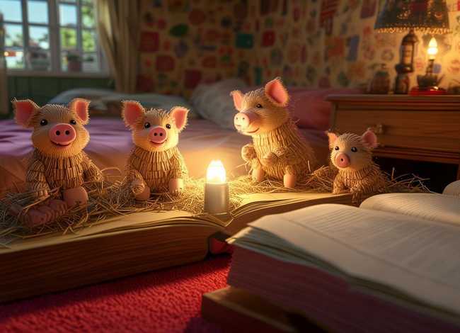 儿童睡前故事三只小猪完整版、幼儿睡前故事三只小猪在线试听
