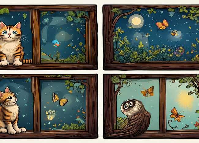 4格故事画、4格故事画图片大全