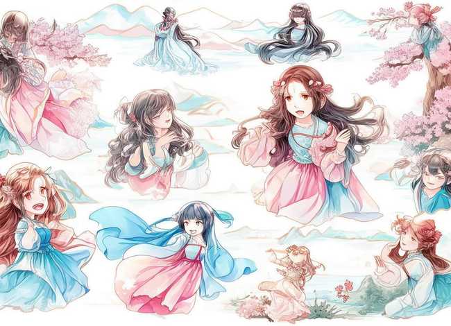 连环画女生版 - 连环画女生版图片大全