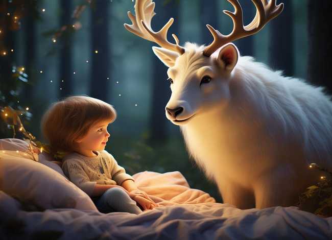 梅花鹿的故事儿童睡前收听（关于梅花鹿的睡前故事）