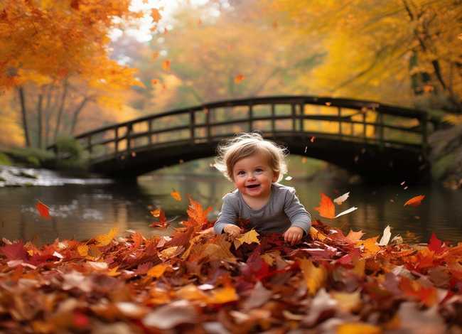 落叶编故事 用落叶画编个小故事