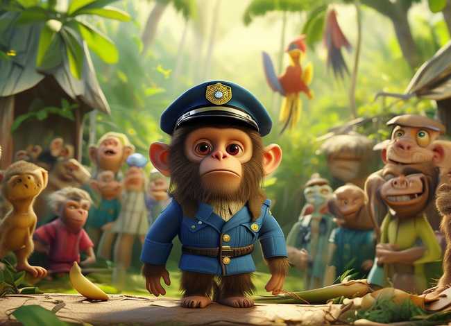 儿童故事大全猴子警长探案记音频，故事猴子警长探案记全集