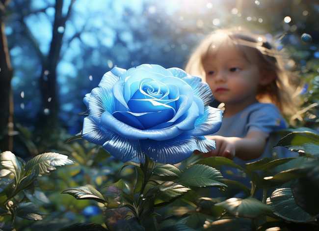 蓝色玫瑰的儿童故事 蓝色的玫瑰的故事