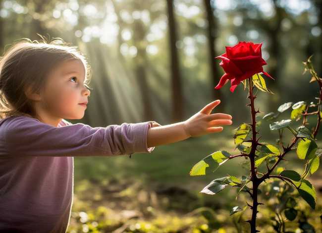 带刺的玫瑰儿童故事赏析；带刺的玫瑰寓言故事