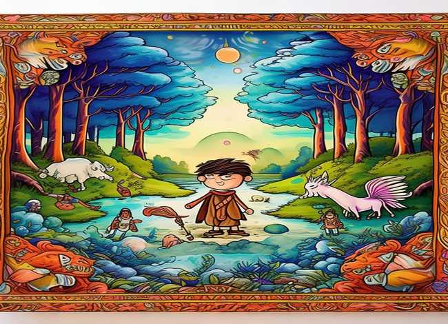 古代神话故事儿童手抄报（古代神话故事 手抄报）