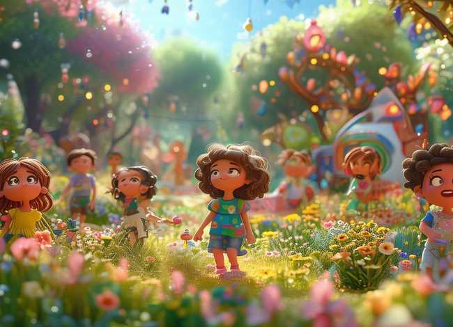 花园儿童动画故事 儿童花园宝宝动画片