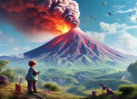 火山喷发的儿童故事，火山喷发的故事收听