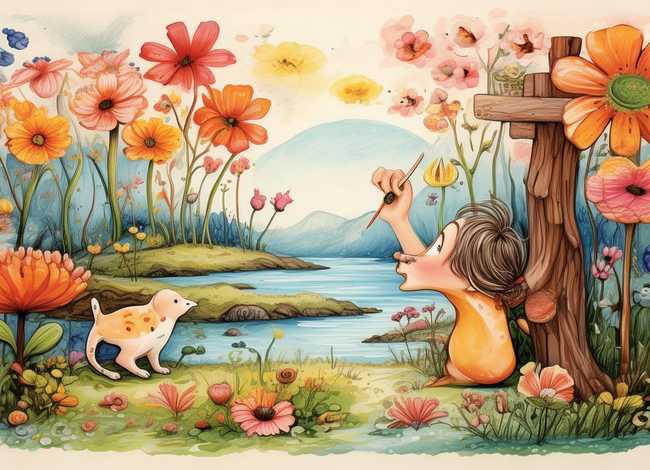 儿童美术故事集、少儿美术故事