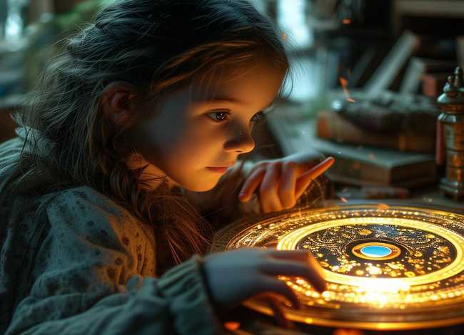 英语故事小女孩和光盘，这个故事和一个小女孩有关的英文