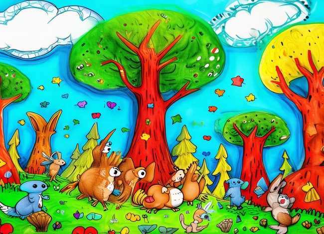 小学生绘本故事绘画作品 - 小学生绘本故事绘画作品图片