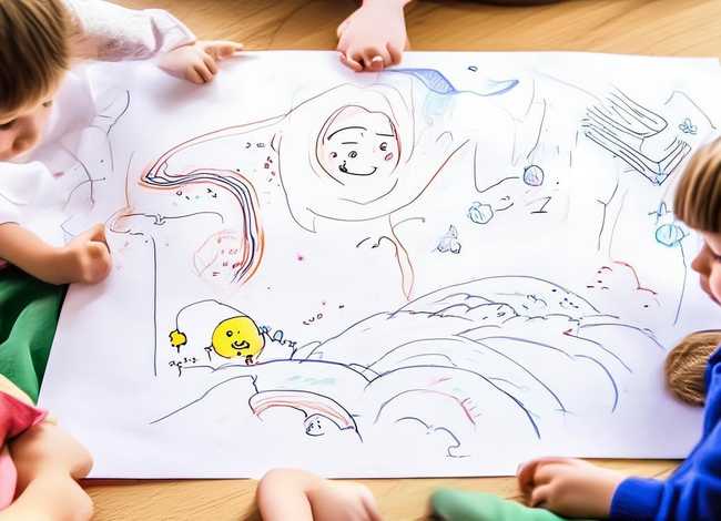 妈妈讲故事儿童画（妈妈讲故事简笔画步骤）