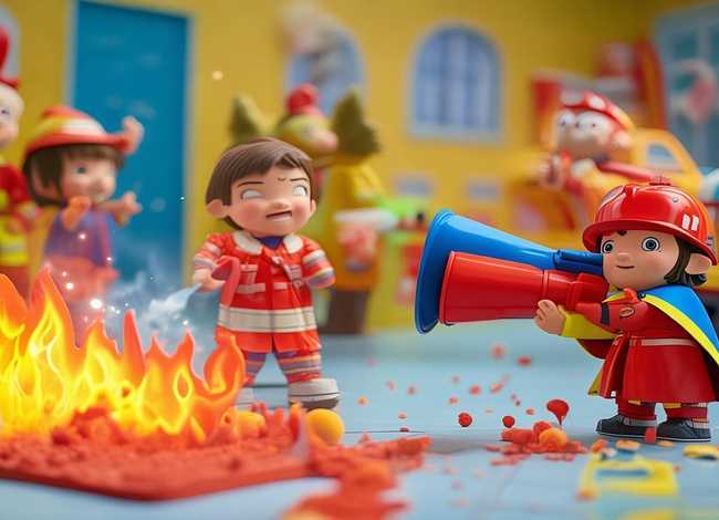儿童搞笑灭火故事，幼儿园的灭火小故事