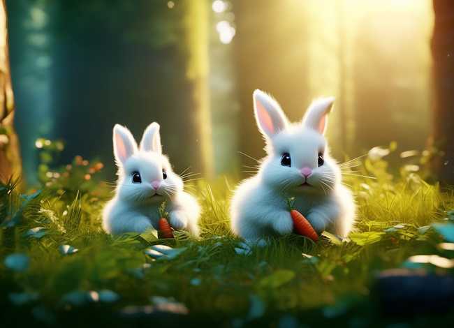 两只小兔绘本故事（两只小兔绘本故事图片）