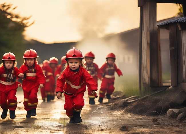 儿童故事救火、幼儿园救火的故事