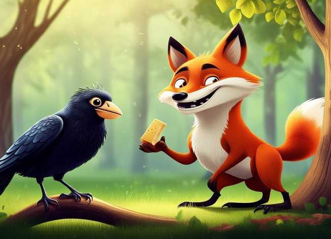 经典儿童故事乌鸦和狐狸视频 讲故事乌鸦和狐狸视频