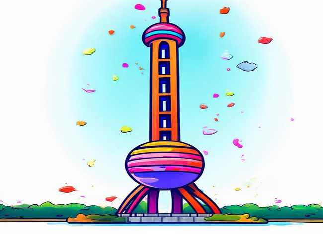 东方之门儿童画简笔画；东方之门儿童画 简笔画