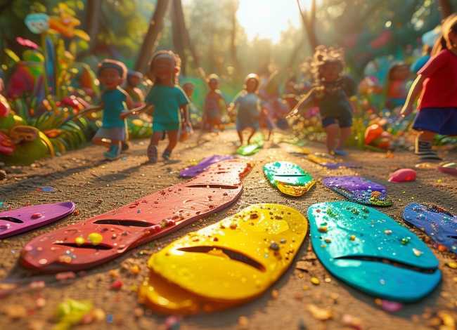 儿童故事脚印 - 幼儿园关于脚印的故事