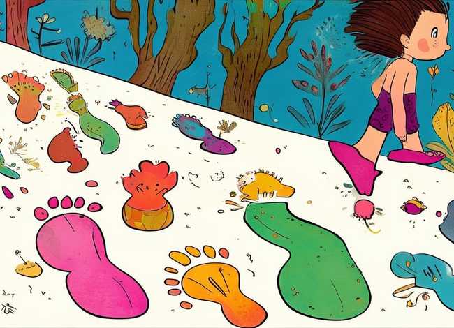 脚印儿童绘本，脚印绘本故事告诉我们什么道理