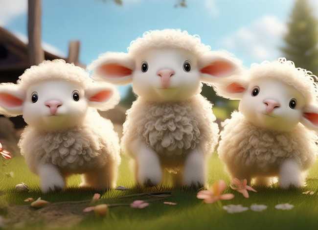宝宝故事三只羊、宝宝故事三只小羊