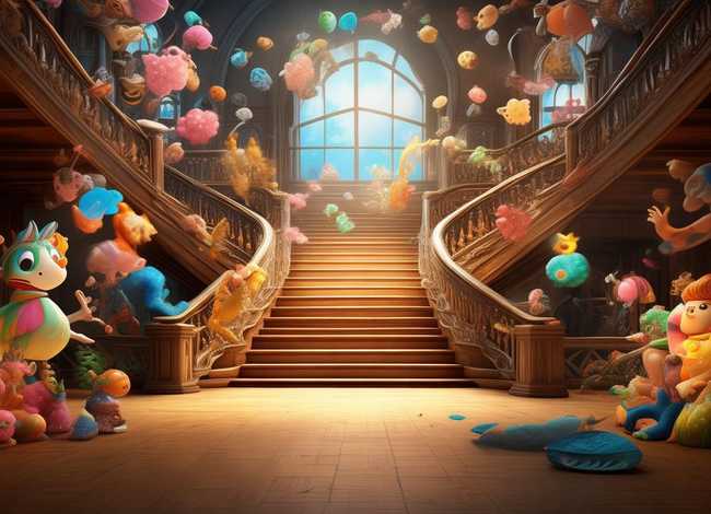 绘本meli on the stairs；绘本故事100篇