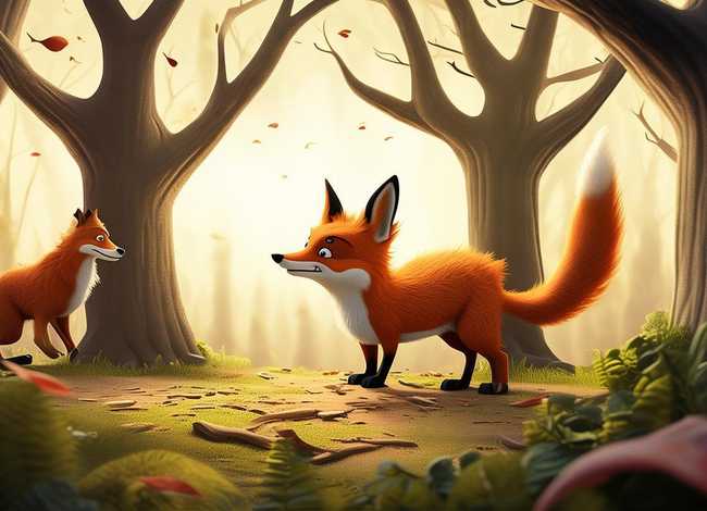 儿童故事大全中文版狼和狐狸；少儿故事狼和狐狸