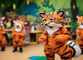 狐假虎威幼儿故事表演；幼儿园《狐假虎威》表演故事视频