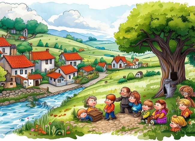 家乡的故事幼儿绘本 家乡的故事幼儿绘本图片