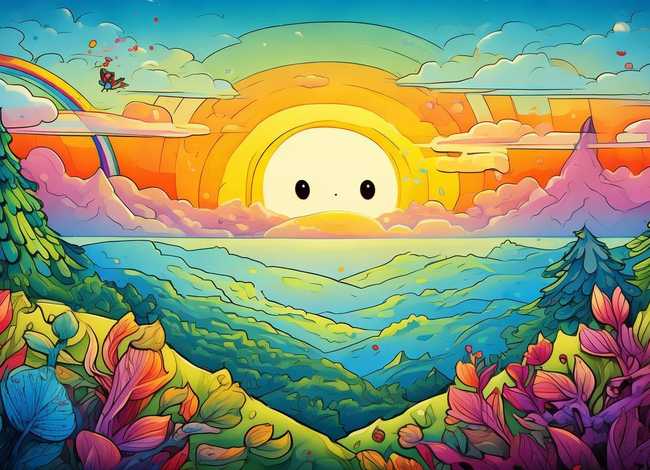 关于日出的绘本故事、关于日出的绘本故事图片