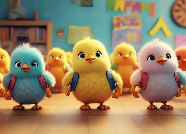 小鸡小鸡上学去绘本故事视频 - 小鸡小鸡上学去绘本故事教案