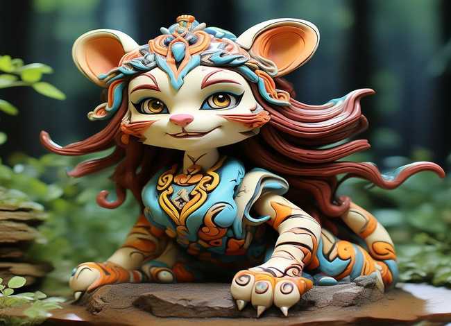 虎姑婆动画片，虎姑婆动画片泥塑