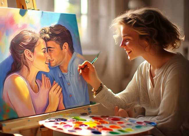 爱心故事绘画（爱心故事绘画简单教程）