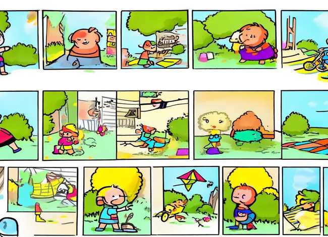 连环画儿童画简单图片 连环画儿童画简单图片大全