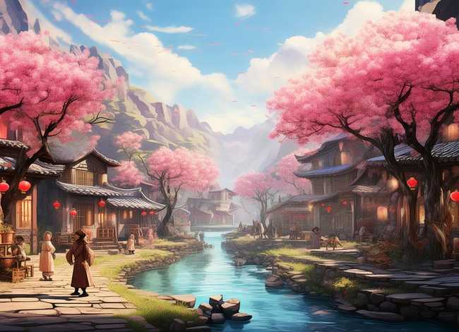 桃花源的故事绘本故事（桃花源的故事蔡皋绘本电子版）