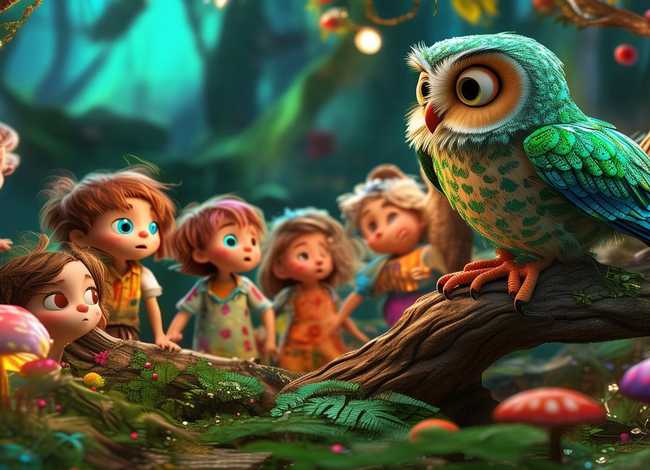 儿童寓言故事绘画图片；寓言故事儿童绘画