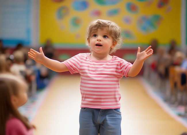 小朋友演讲手势、小朋友演讲的手势和站姿视频