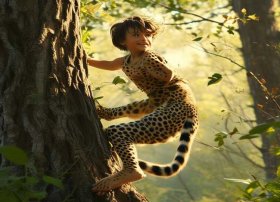 豹大王爬树儿童故事（豹子是爬树高手）