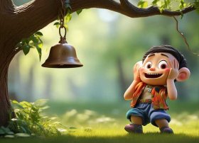 掩耳盗铃儿童故事带拼音，掩耳盗铃的故事加拼音