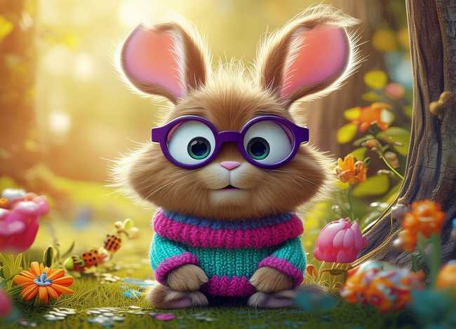 小兔近视了幼儿故事 - 小兔近视了幼儿故事教案