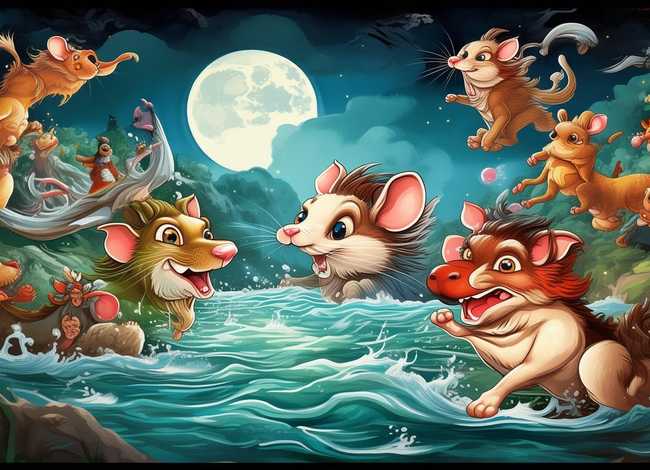 十二生肖的来源故事视频、十二生肖的来源故事视频讲解