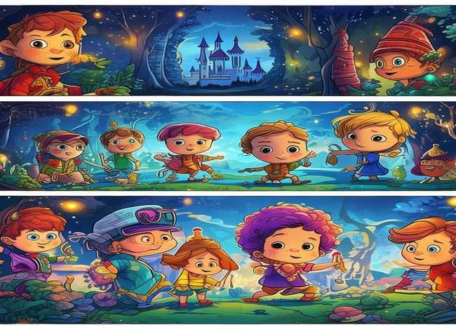 儿童故事连环画10页 - 少儿故事连环画