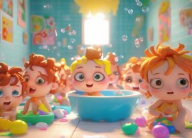 洗澡书儿童故事 - 洗澡的幼儿故事