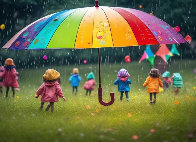 儿童故事雨伞的故事、关于雨伞的故事幼儿小故事
